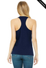 Clearance - Bella+Canvas 6008 Women's Jersey Racerback Tank Top | Navy