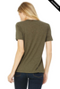 Clearance - Bella+Canvas 6413 Women's Relaxed Tri-Blend T-shirt | Olive Triblend