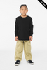 Clearance - Bella+Canvas 3501Y Youth Jersey Long-Sleeve T-Shirt | Black