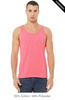 Clearance - Bella+Canvas 3480 Unisex Jersey Tank Top | Neon Pink