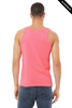 Clearance - Bella+Canvas 3480 Unisex Jersey Tank Top | Neon Pink