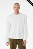 Clearance - Bella + Canvas 3511 Unisex Heavyweight Long-Sleeve T-Shirt | White
