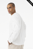 Clearance - BELLA + CANVAS 4651 7.5 oz Heavyweight Long Sleeve Tee | White