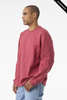 Clearance - BELLA + CANVAS 4651 7.5 oz Heavyweight Long Sleeve Tee | Vintage Red