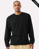 Clearance - BELLA + CANVAS 4651 7.5 oz Heavyweight Long Sleeve Tee | Black