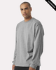 Clearance - BELLA + CANVAS 4651 7.5 oz Heavyweight Long Sleeve Tee | Athletic Heather