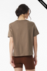 Clearance - BELLA + CANVAS 6110  Women's 6 oz Heavyweight Tee | Vintage Brown