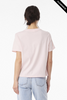 Clearance - BELLA + CANVAS 6110  Women's 6 oz Heavyweight Tee | Soft Pink