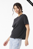 Clearance - BELLA + CANVAS 6110  Women's 6 oz Heavyweight Tee | Dark Grey