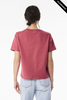 Clearance - BELLA + CANVAS 6110  Women's 6 oz Heavyweight Tee | Vintage Red
