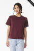 Clearance - BELLA + CANVAS 6110  Women's 6 oz Heavyweight Tee | Maroon