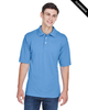 Clearance - Harriton M265 Men's Easy Blend Polo Shirt | Light College Blue