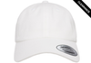 Clearance - Yupoong 6245PT Peached Cotton Twill Dad Hat | White