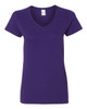 Gildan 5V00L Women's Heavy Cotton™ V-Neck T-shirt | Purple