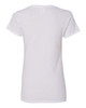 Gildan 5V00L Women's Heavy Cotton™ V-Neck T-shirt | White