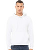 Bella+Canvas 3719 Unisex Sponge Fleece Pullover Hoodie | White