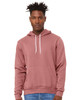 Bella+Canvas 3719 Unisex Sponge Fleece Pullover Hoodie | Mauve