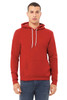 Bella+Canvas 3719 Unisex Sponge Fleece Pullover Hoodie | Red
