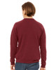 Bella+Canvas 3901 Sponge Fleece Mock Neck Sweatshirt | Cardinal Triblend