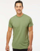 M&O 3541 Deluxe Blend T-shirt | Heather Green