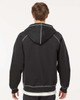 King Athletics KP8017 Extra Heavy Full Zip Sweatshirt | Black