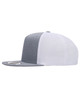 Yupoong 6006 5 Panel Mesh Trucker Cap | Heather/White