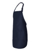 Q-Tees Q4350 Full-Length Apron With 2 Pockets | Navy