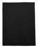 Q-Tees T600   Hemmed Fingertip Towel | Black
