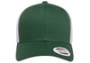 Yupoong 6606 Retro Trucker Cap | Evergreen/ White