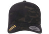 Yupoong 6606 Retro Trucker Cap | Multicam Black/ Black