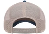 Yupoong 6606 Retro Trucker Cap | Steel Blue/ Silver