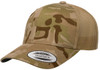 Yupoong 6606 Retro Trucker Cap | Multicam Arid/ Tan