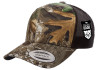 Yupoong 6606 Retro Trucker Cap | Realtree Edge/ Brown