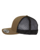 Yupoong 6606 Retro Trucker Cap | Coyote Brown/ Black