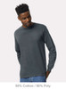 Gildan 2400 Ultra Cotton® Long Sleeve T-shirt | Dark Heather
