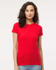 4513 M&O Ladies Fine Jersey Tee | Fine Red