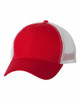 Sportsman AH80  Bio-Washed Trucker Cap | Red/ White