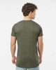 M&O 4502 Fine Jersey T-shirt | Heather Military Green