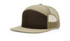 Richardson RC168  7 Panel Trucker Hat | Brown/ Khaki