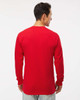 4820 M&O Adult Gold Soft Touch Long Sleeve T-shirt | Deep Red