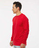 4820 M&O Adult Gold Soft Touch Long Sleeve T-shirt | Deep Red