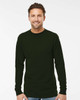 4820 M&O Adult Gold Soft Touch Long Sleeve T-shirt | Forest Green