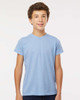 4850 M&O Youth Gold Soft Touch T-shirt | Light Blue