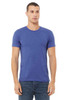 Bella+Canvas 3001CVC Jersey Short Sleeve Tee | Heather True Royal