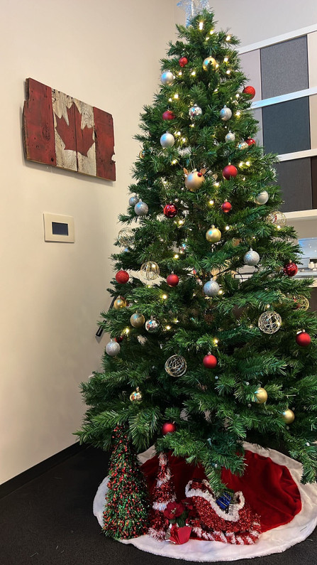 Our Office Christmas Tree Is Up!