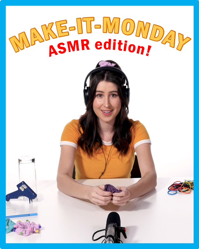 Make-It-Monday: ASMR Edition! Make a Hair Scrunchie Out of An Old T-Shirt