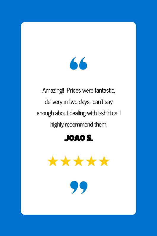 5 Star Customer Reviews: Joao