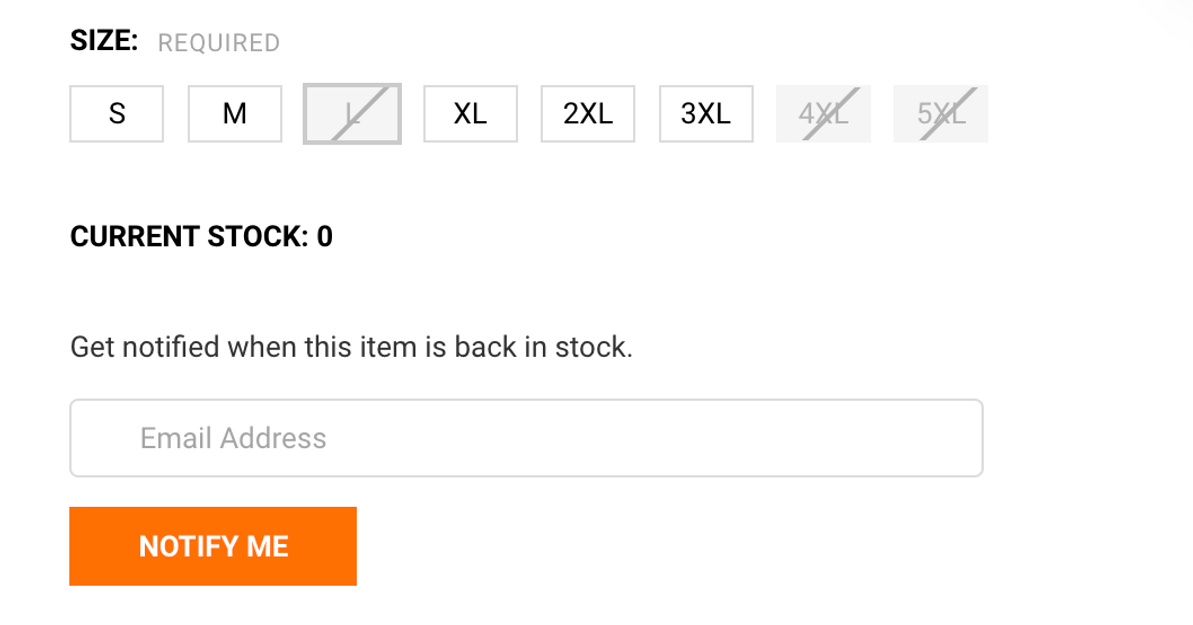 Is Your Item Out of Stock?