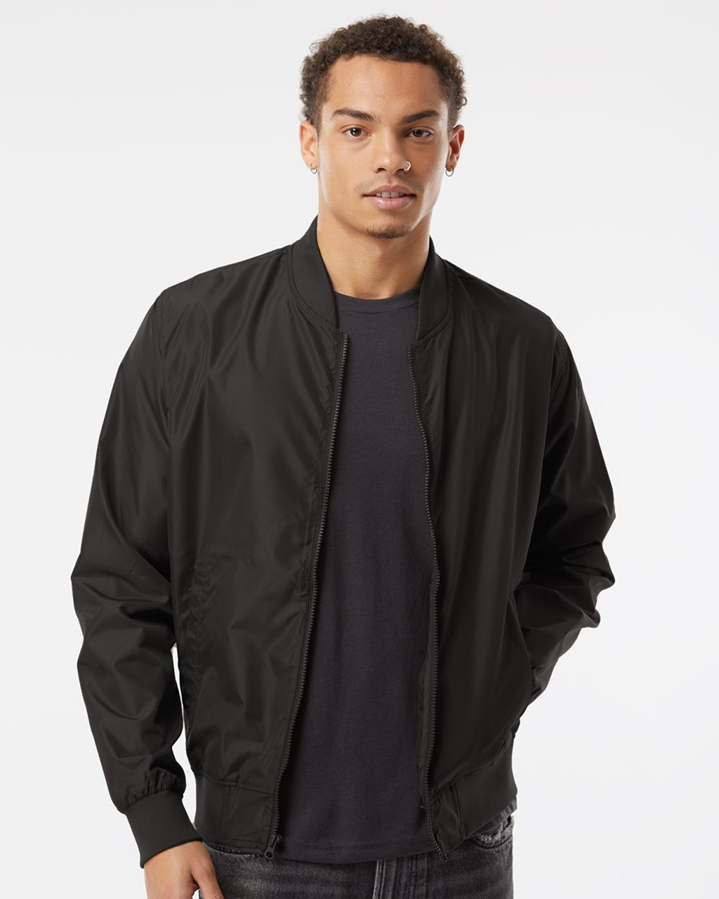 Independent Trading Co. EXP52BMR Lightweight Bomber Jacket - T