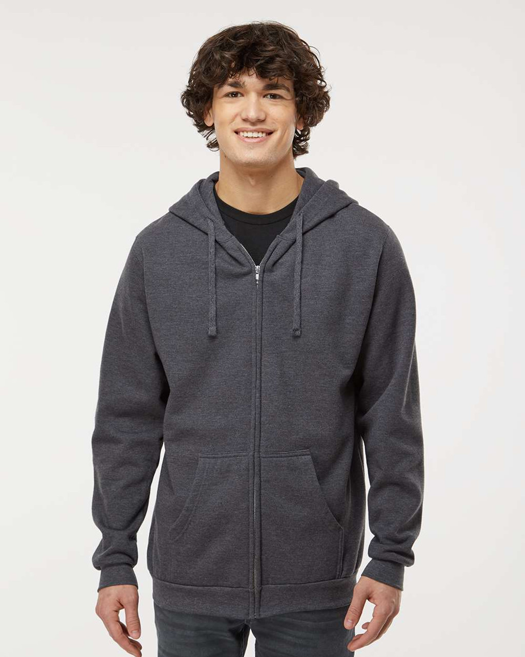 M&O Unisex Zipper Fleece Hoodie | T-Shirt.ca